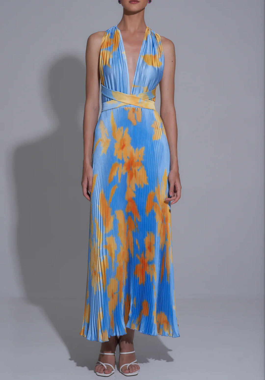 Moderniste Gown Jardin Blue