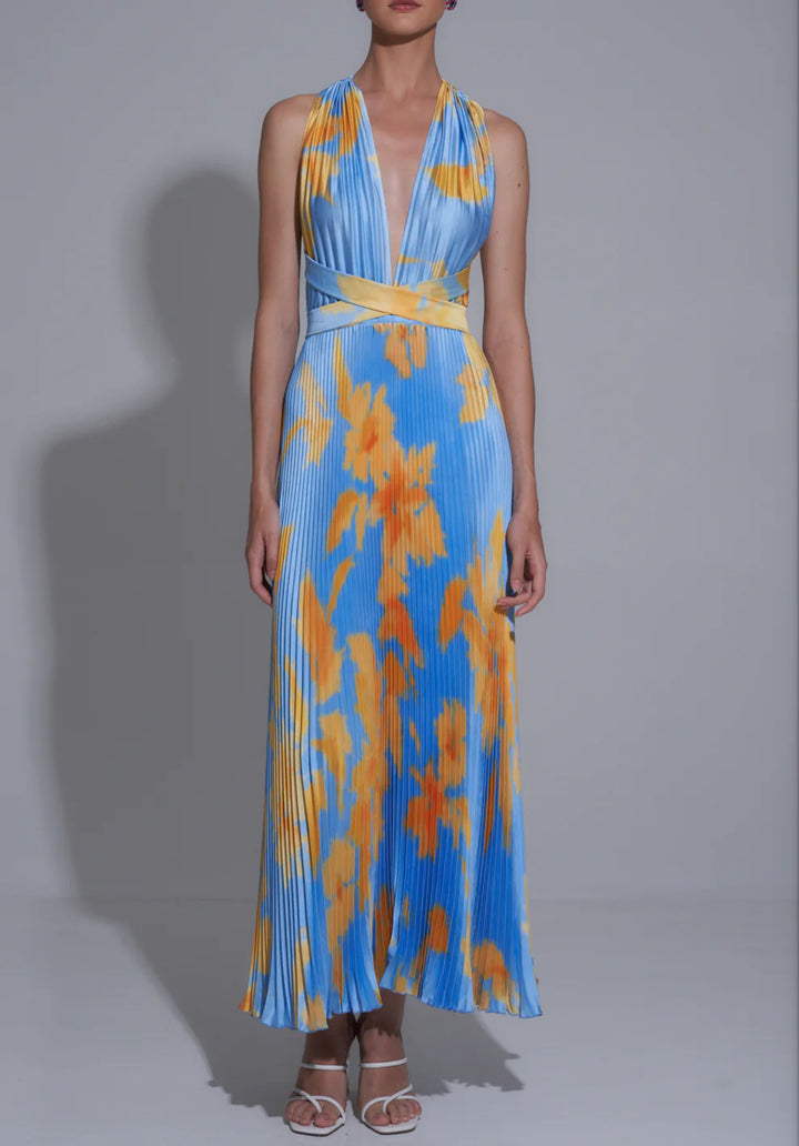 Moderniste Gown Jardin Blue
