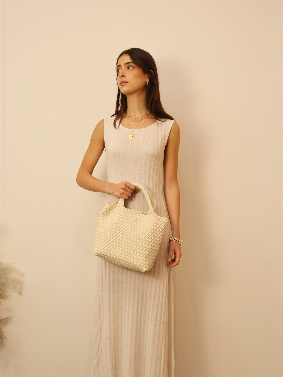 Valia Beige Dress