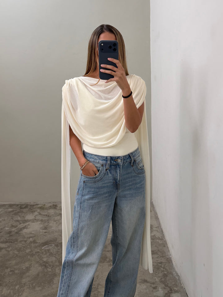 Izara Beige Top