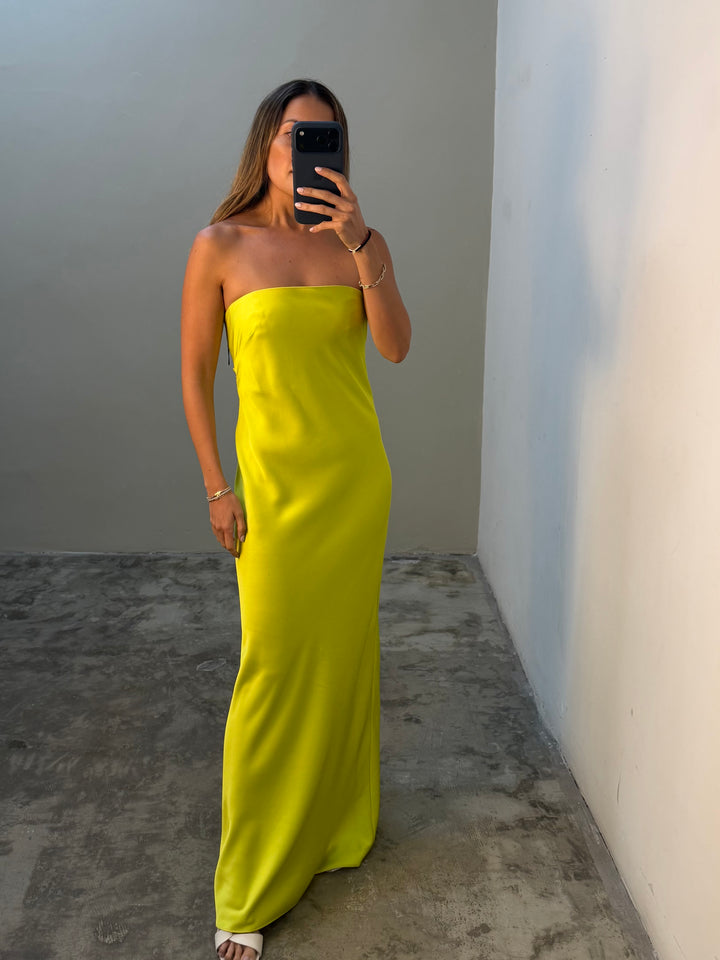 Nadia strapless Maxi Dress