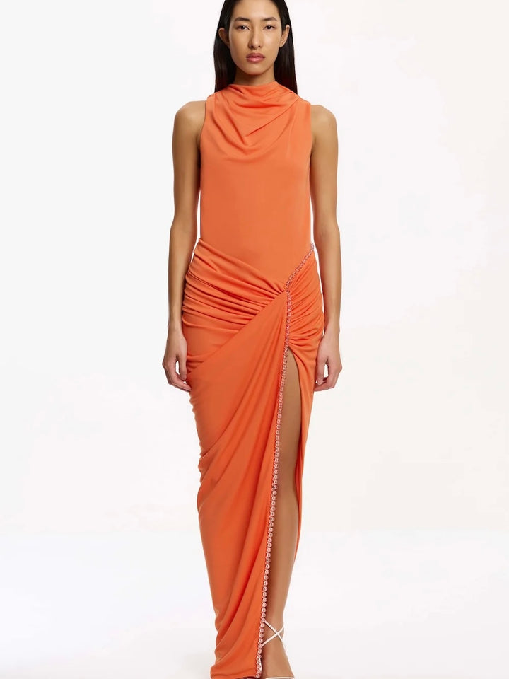 Rufaya Orange Maxi Dress