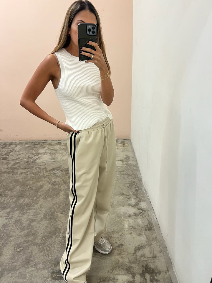 Emilia Beige Pants