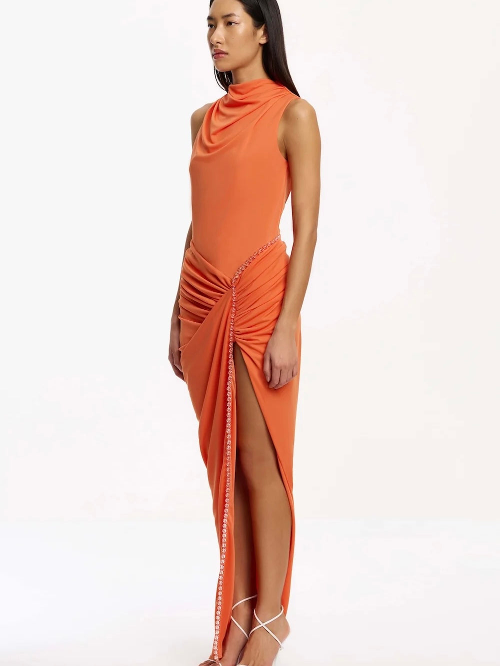Rufaya Orange Maxi Dress