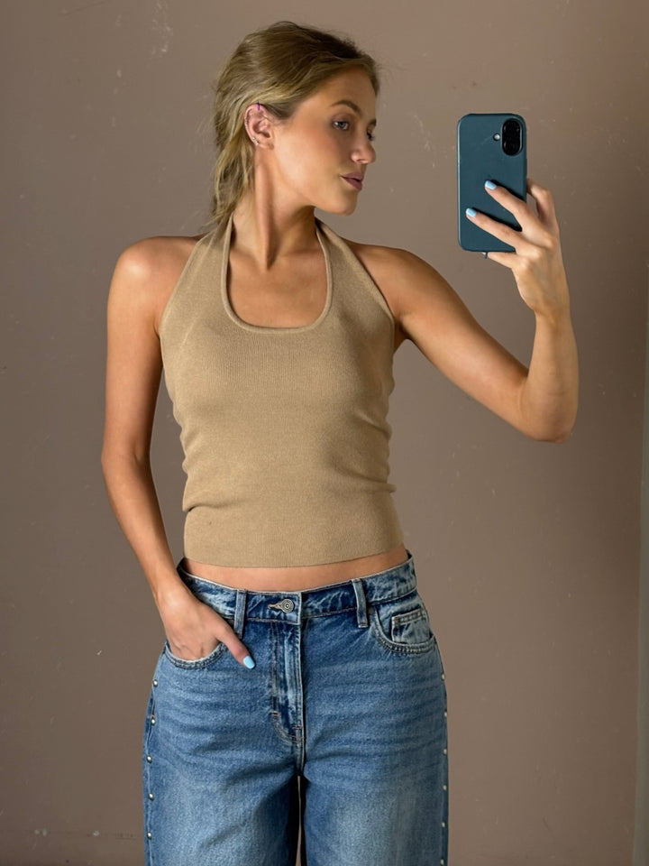Jazzlyn Tan Top