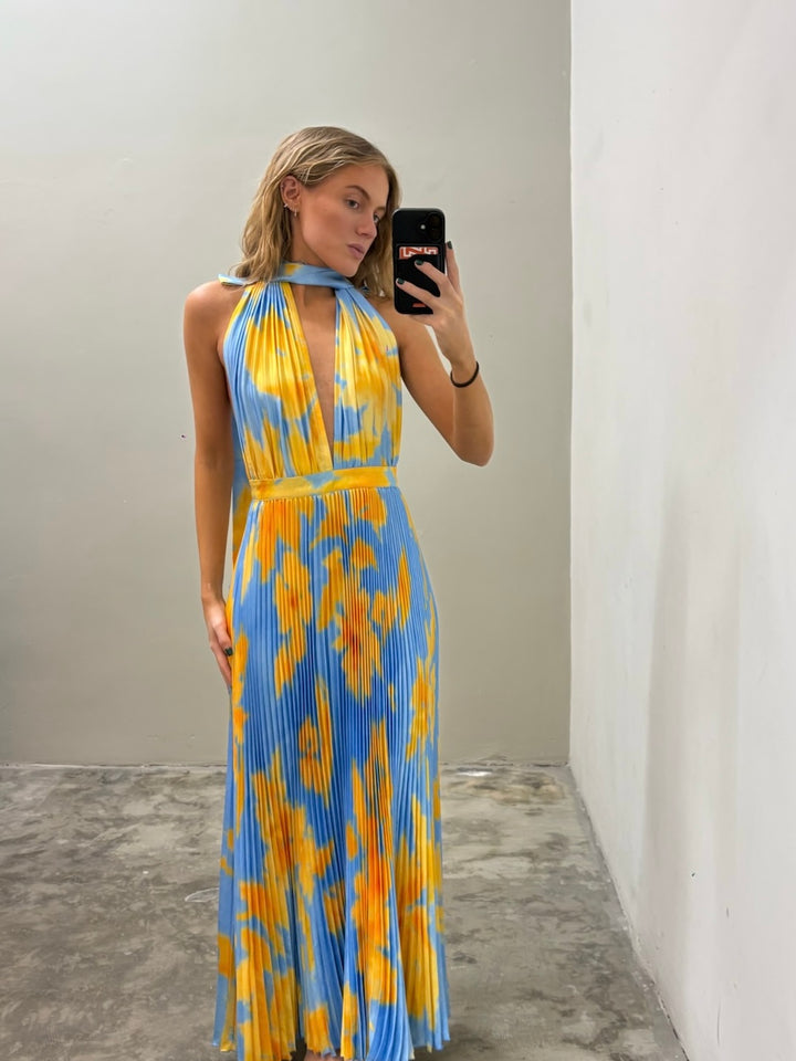Moderniste Gown Jardin Blue