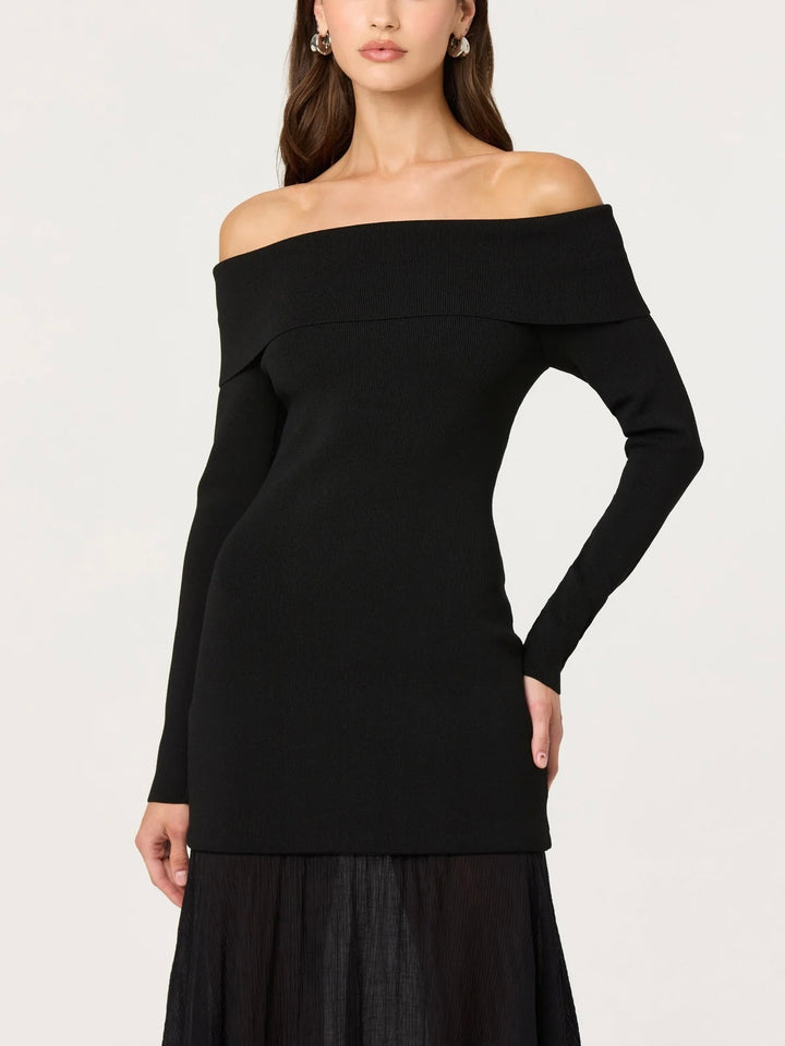 Lidia Mixed Media Maxi Dress