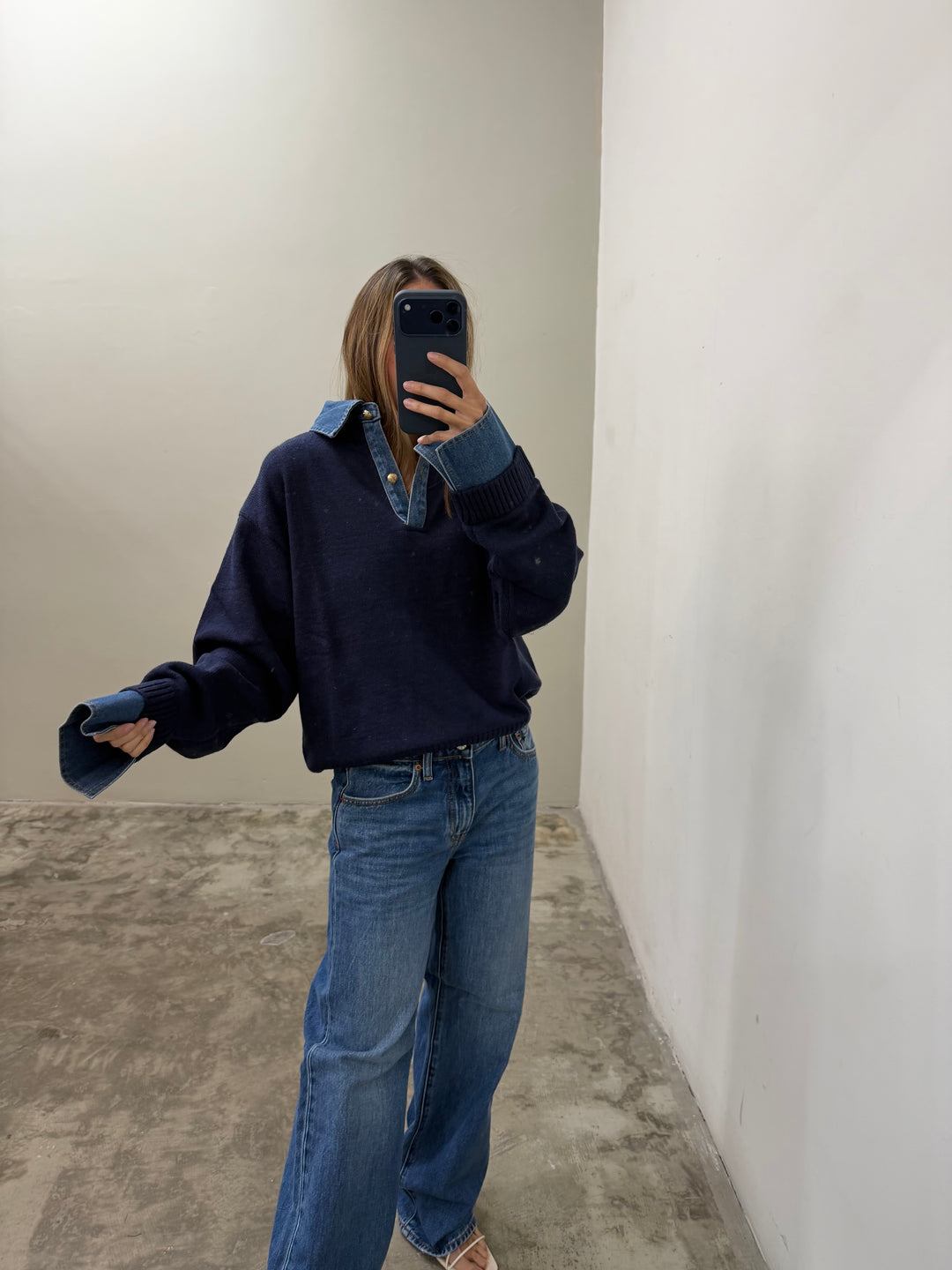 Abi Blue Sweater