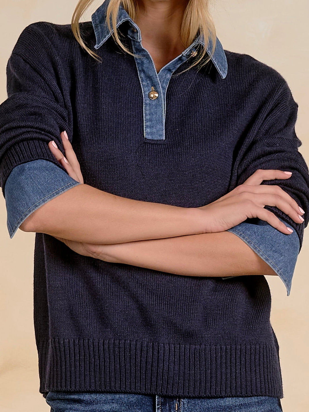 Abi Blue Sweater