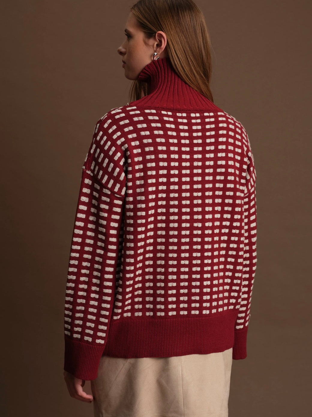 Robert Wine Sweater