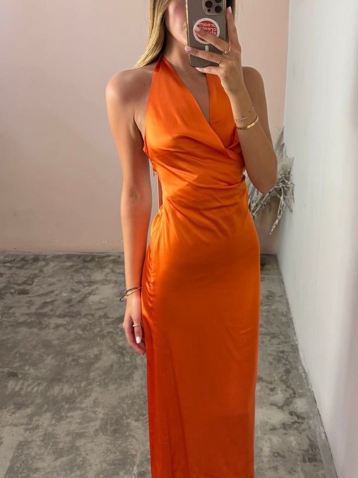 Elaina Wrap Midi Dress
