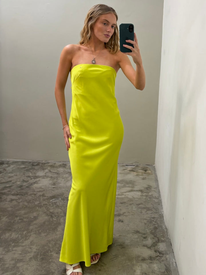 Nadia strapless Maxi Dress