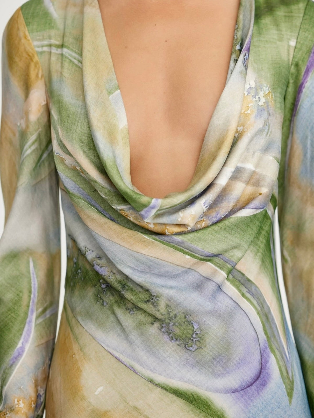 Bianca Marble Long Dress