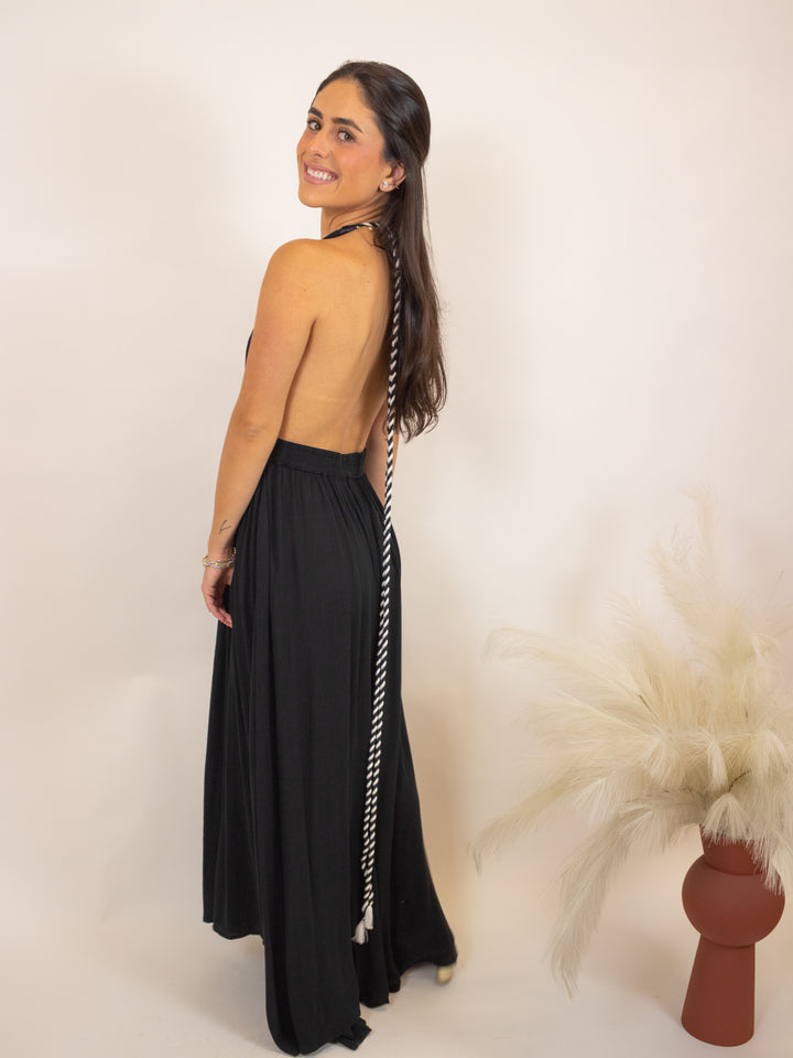 Makena Black Dress