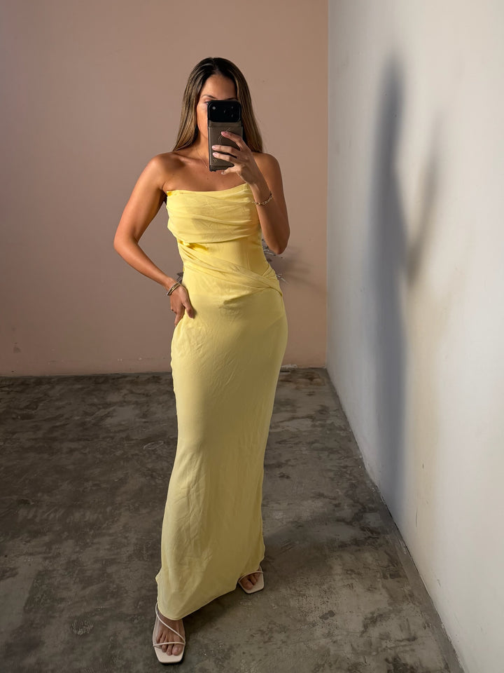 LISA BUTTER DRESS