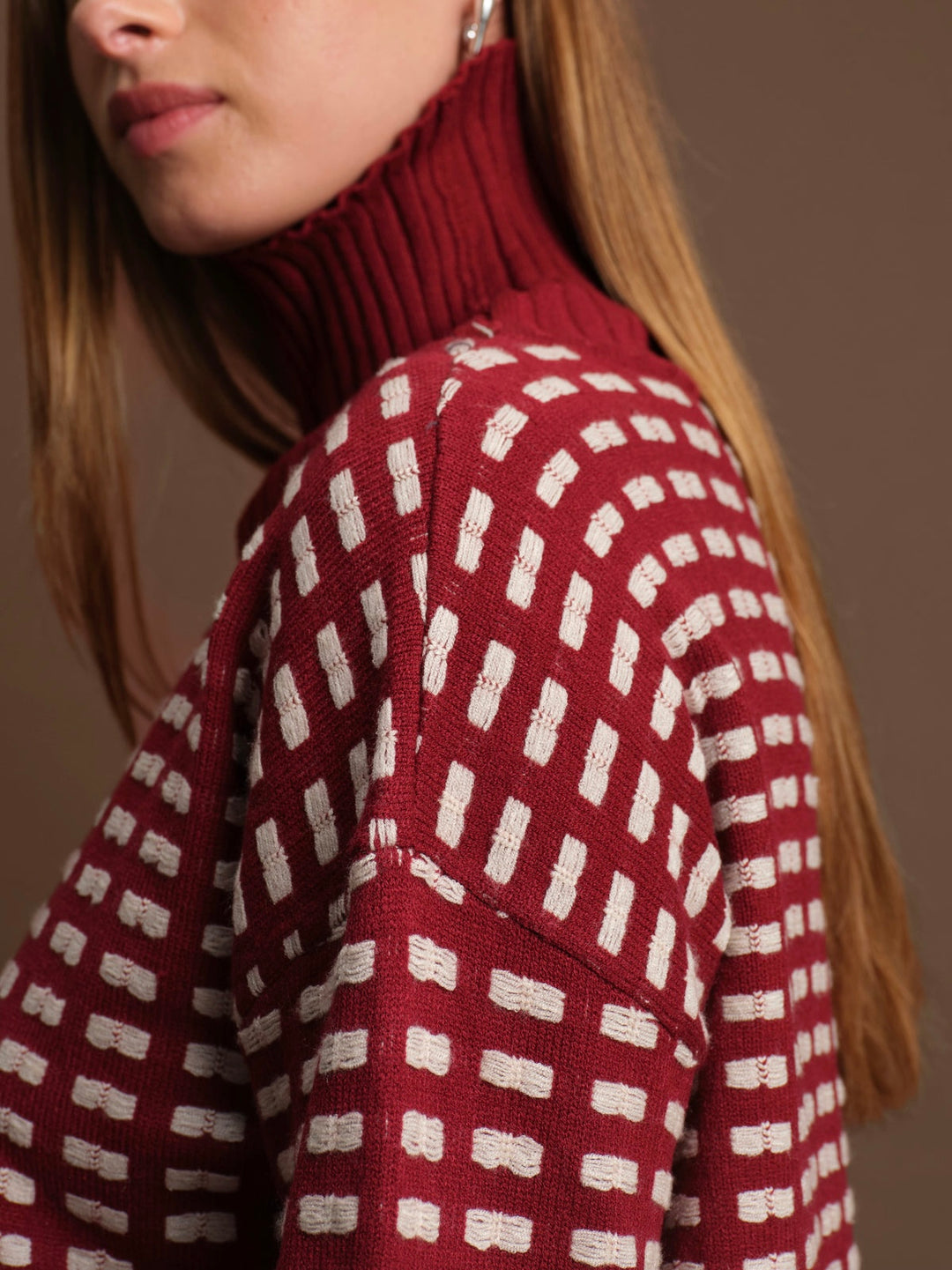 Robert Wine Sweater