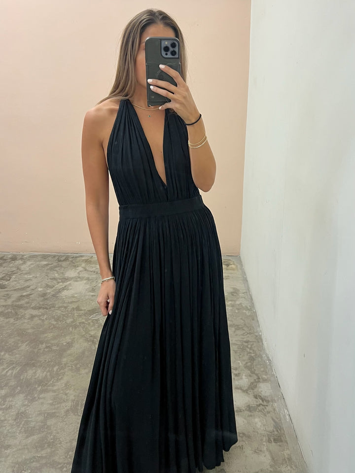Makena Black Dress