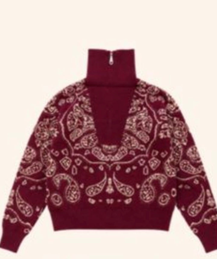 Nello Bordeaux Sweater