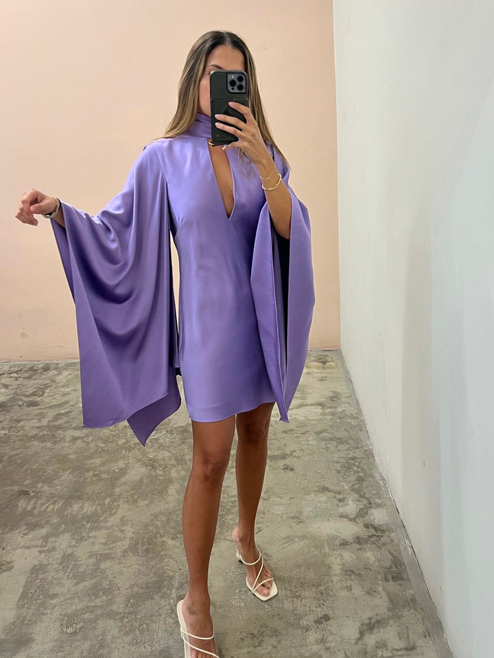 Adriana Longsleeve Dress Lilac