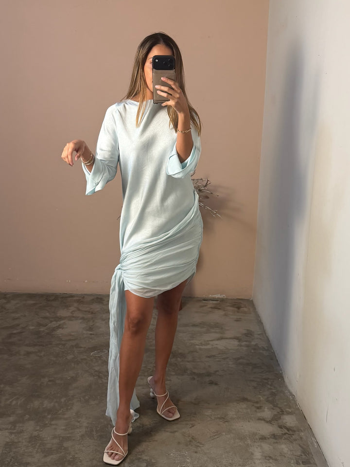 FARRAH LONG SLEEVE MINI DRESS