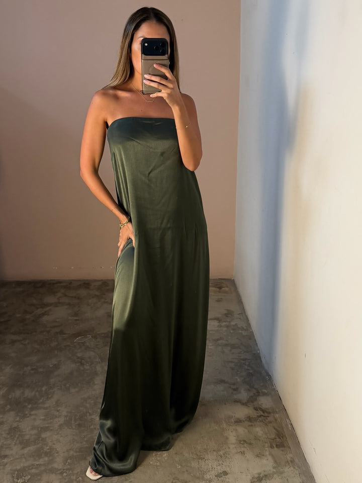 Strapless Colum Maxi Dress