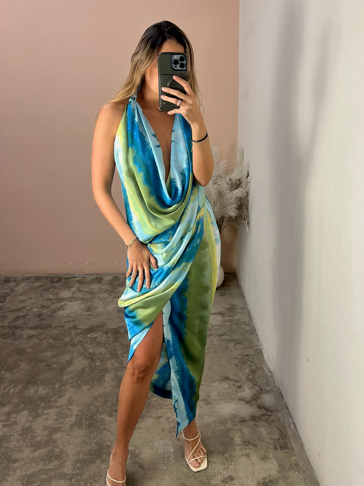 Carmina Blue Dress