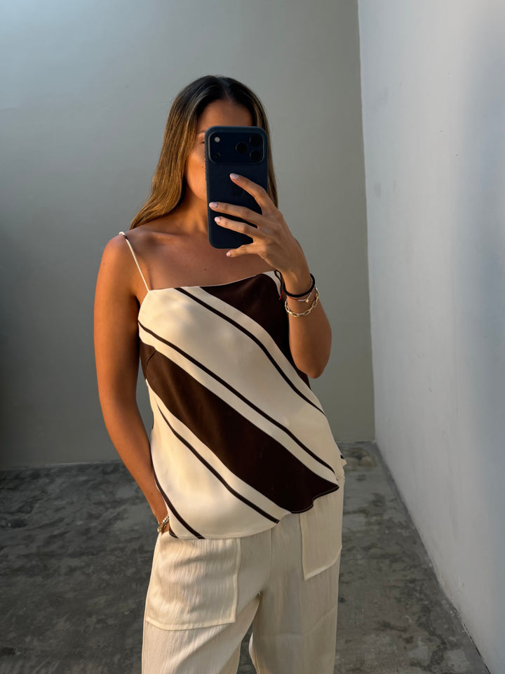 Eden Brown Top