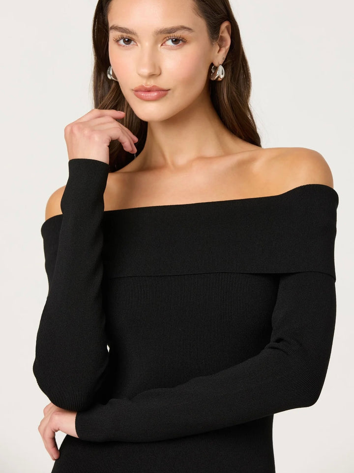 Lidia Mixed Media Maxi Dress