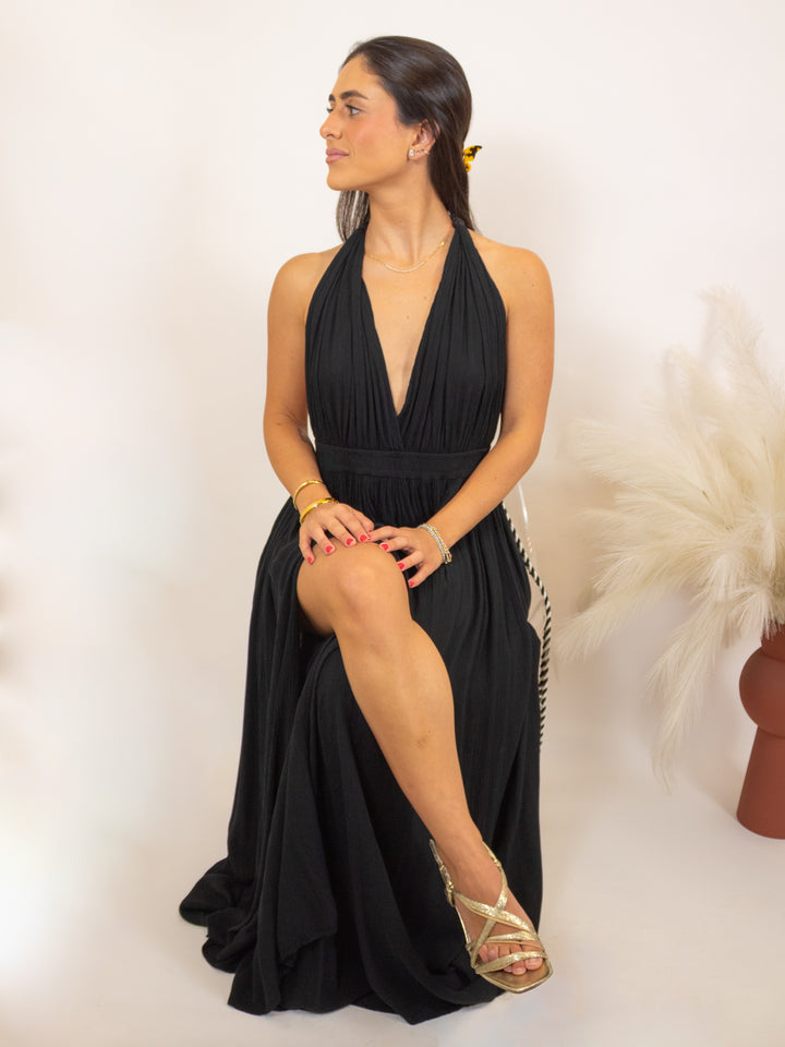 Makena Black Dress