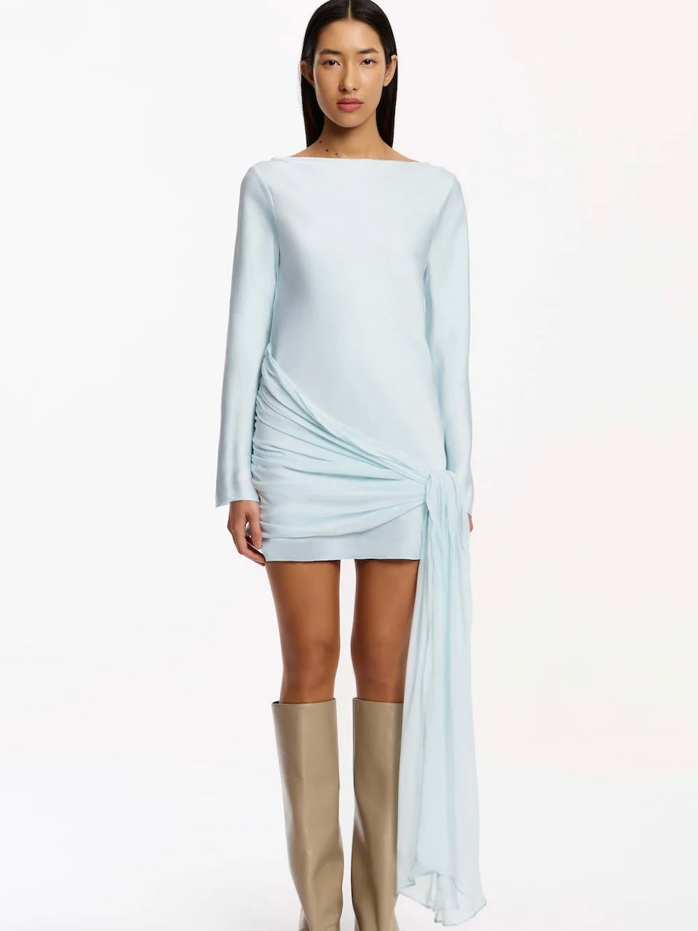 FARRAH LONG SLEEVE MINI DRESS