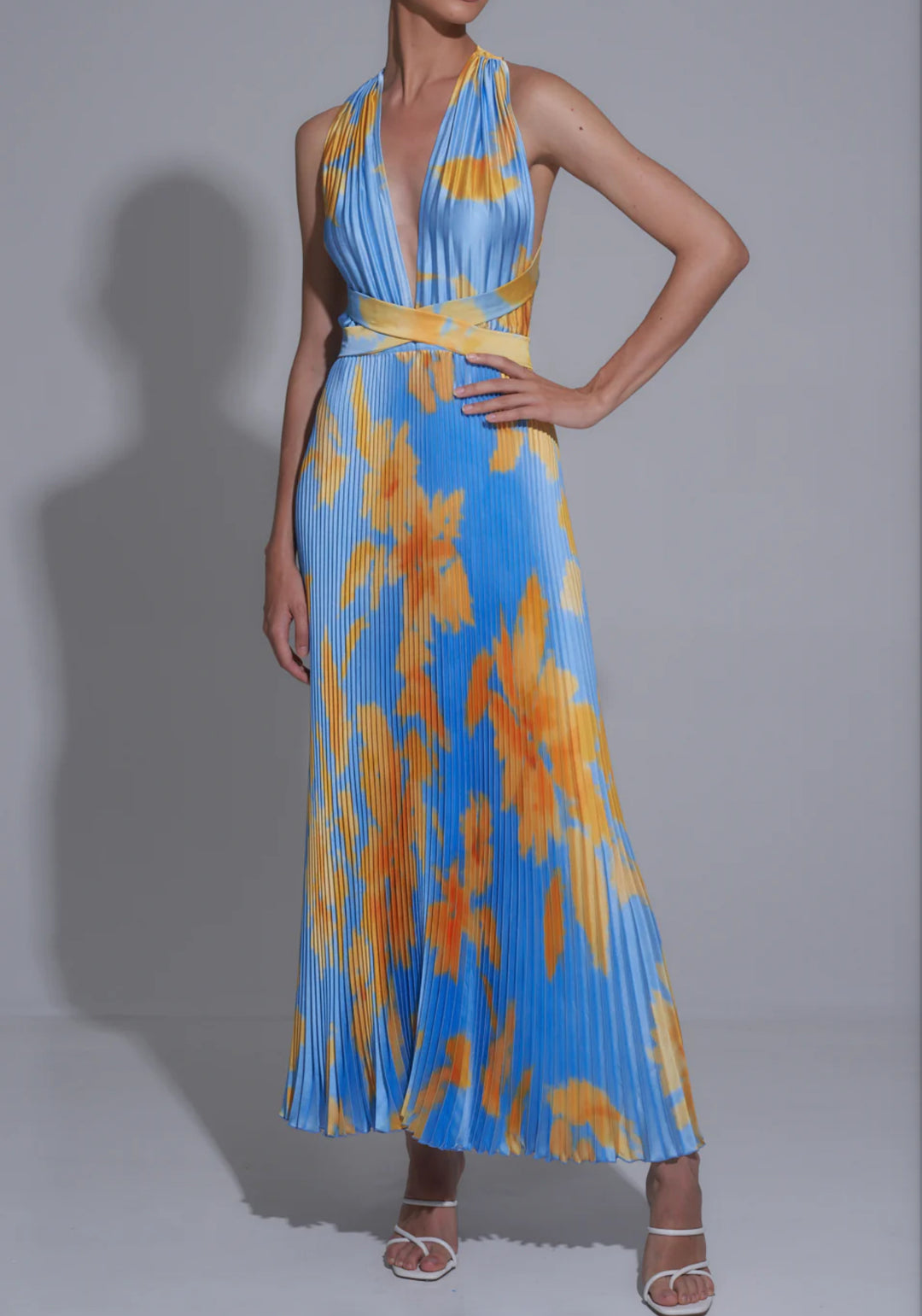 Moderniste Gown Jardin Blue